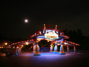 Картинка города огни ночного