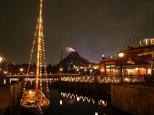 Картинка города огни ночного