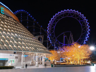 Картинка города огни ночного