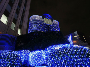 Картинка города огни ночного