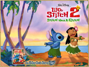 обоя мультфильмы, lilo, stitch