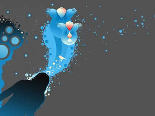 обоя векторная, графика