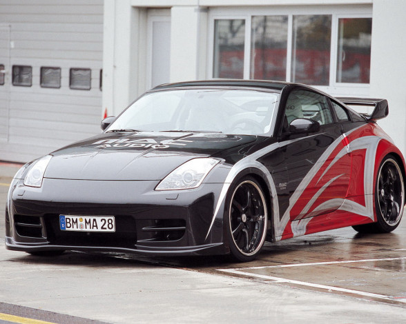 Обои картинки фото nissan, 350z, автомобили, datsun