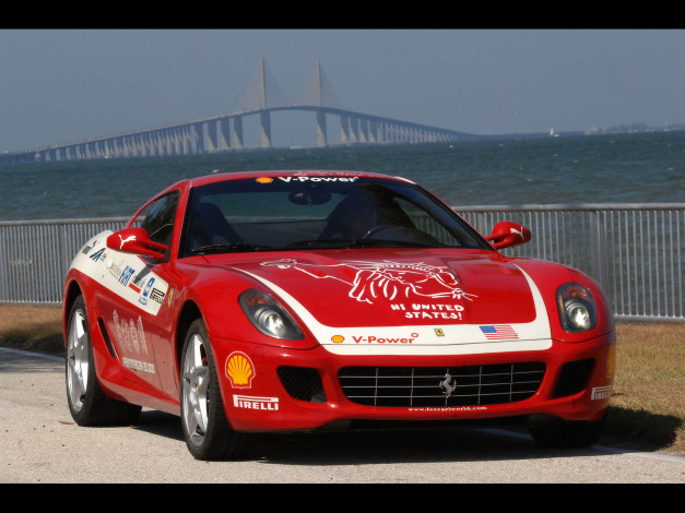 Обои картинки фото 2006, ferrari, 599, автомобили