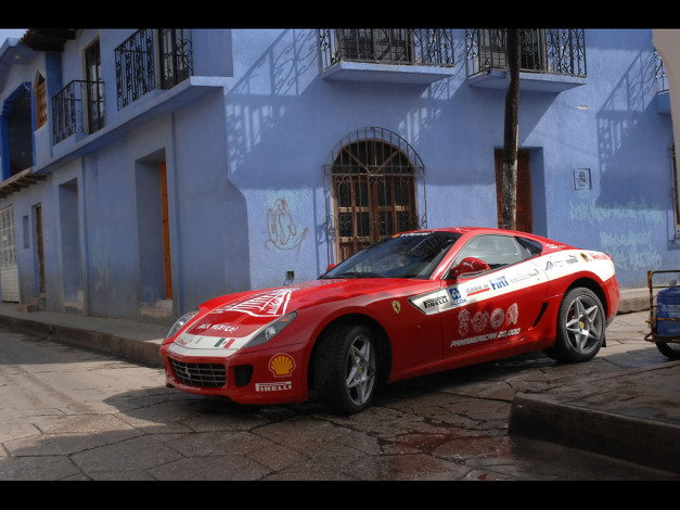 Обои картинки фото 2006, ferrari, 599, автомобили