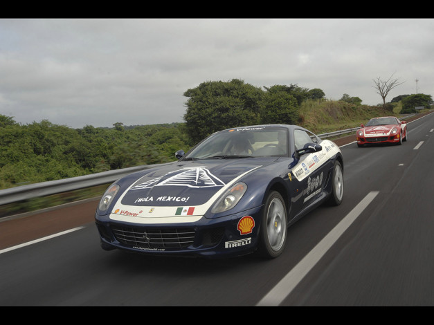 Обои картинки фото 2006, ferrari, 599, автомобили