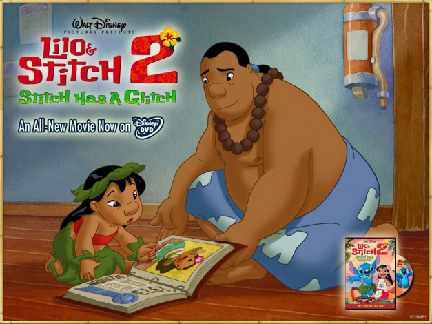 Обои картинки фото мультфильмы, lilo, stitch