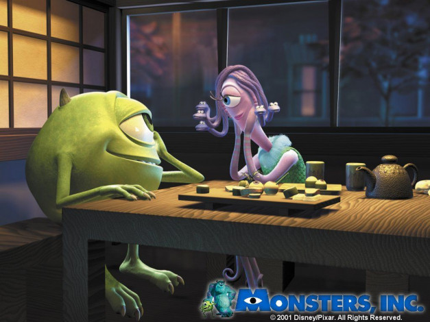 Обои картинки фото мультфильмы, monsters, inc