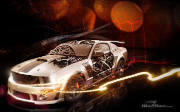 Картинка автомобили 3д