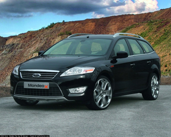Обои картинки фото ford, mondeo, fun, автомобили