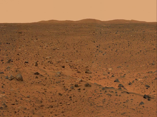 Обои картинки фото марс, поверхность, космос