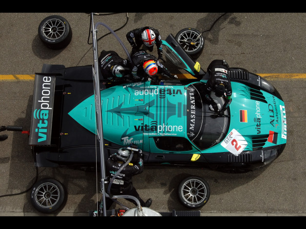 Обои картинки фото maserati, mc12, racing, спорт, автоспорт