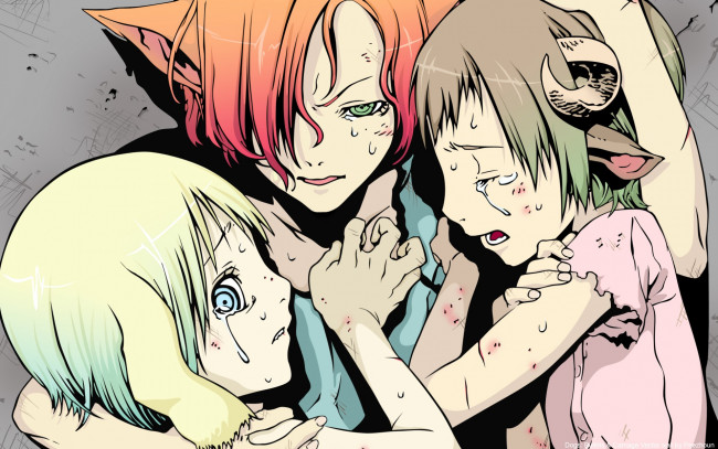 Обои картинки фото аниме, dogs, bullets, carnage