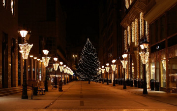 Картинка города огни ночного