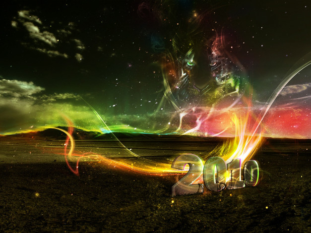 Обои картинки фото праздничные, 3д, графика, новый, год