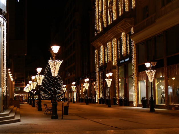 Обои картинки фото праздничные, новогодние, пейзажи