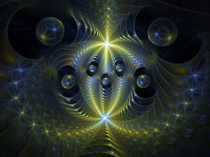 Картинка 3д графика fractal фракталы фон узор фрактал