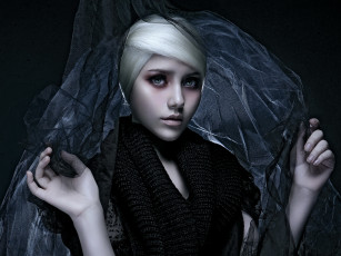 Картинка 3д графика people люди чёрная вдова