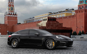 Картинка porsche panamera автомобили кремль москва