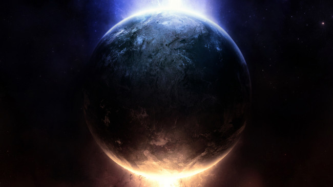 Обои картинки фото космос, арт, планеты