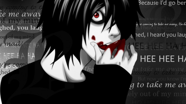 Обои картинки фото аниме, death, note, l