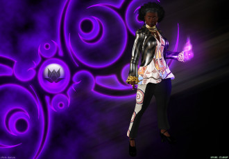 обоя 3д графика, fantasy , фантазия, магия, символ, девушка, ханаан