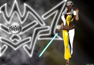 Картинка 3д+графика fantasy+ фантазия символ девушка ханаан