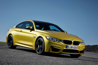 Картинка 2014+bmw+m4+f32 автомобили bmw желтый