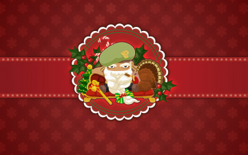 Картинка праздничные векторная+графика+ новый+год индюк