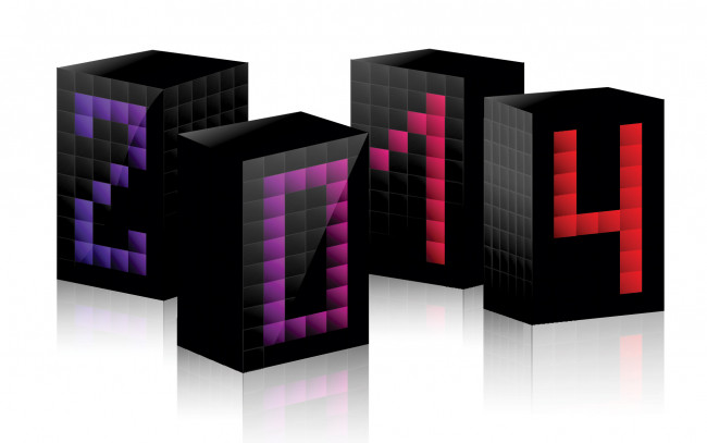 Обои картинки фото праздничные, 3д графика , новый год, кубики