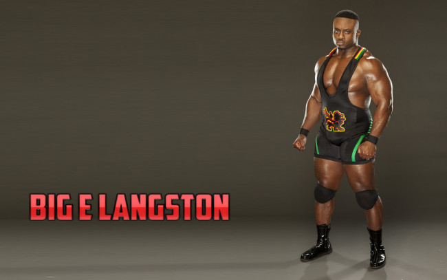 Обои картинки фото спорт, wwe, big, e, langston