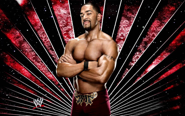 Обои картинки фото спорт, wwe, david, otunga