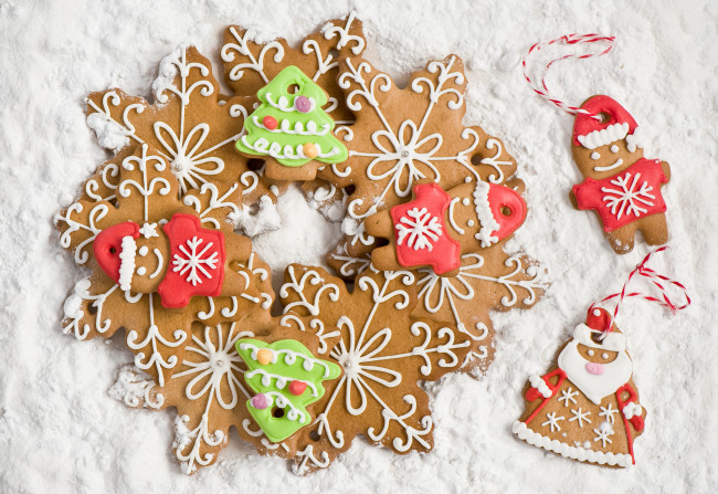 Обои картинки фото праздничные, угощения, печенье