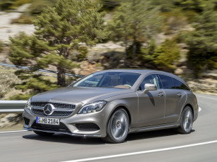 Картинка автомобили mercedes-benz amg brake shooting 400 cls светлый 2014г x218 package sports