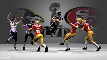 Картинка 3д+графика люди+ people девушки игра мяч