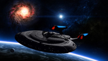 Картинка космос арт космический корабль звезды вселенная