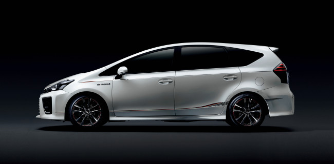 Обои картинки фото автомобили, toyota, 2014г, zvw40w, touring, selection, gs, prius