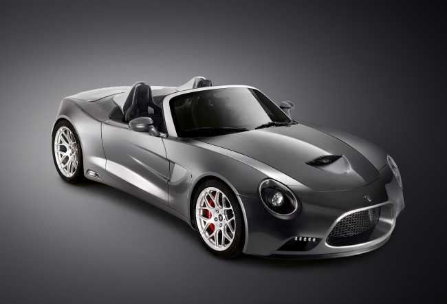 Обои картинки фото автомобили, -unsort, 2014г, prototype, 427, puritalia, серый