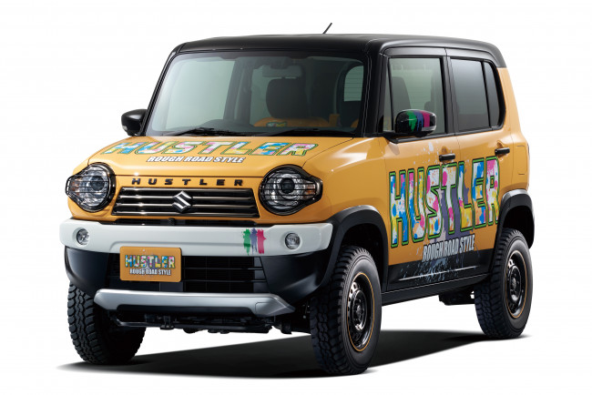 Обои картинки фото автомобили, suzuki, 2016г, road, style, concept, hustler, rough
