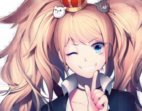 Картинка аниме danganronpa девушка