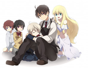 Картинка аниме aldnoah+zero персонажи