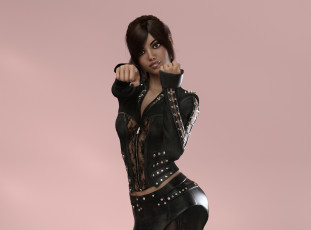 Картинка 3д+графика люди+ people фон взгляд девушка