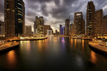 Картинка dubai города дубай+ оаэ небоскребы панорама