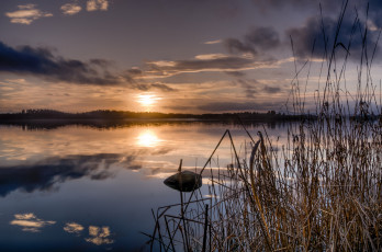 Картинка природа восходы закаты простор