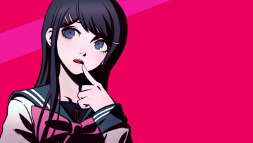 обоя аниме, danganronpa, девушка