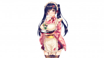 Картинка аниме unknown +другое+ взгляд девушка фон