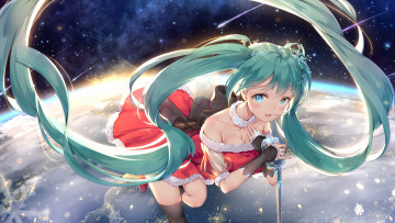 Картинка аниме vocaloid hatsune miku