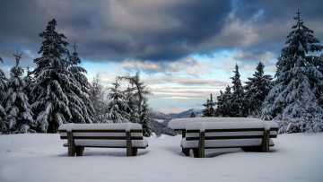 Картинка природа зима простор