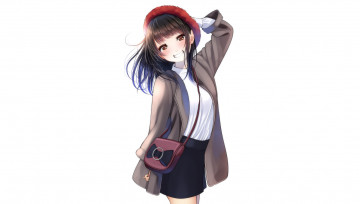 Картинка аниме unknown +другое+ фон взгляд девушка