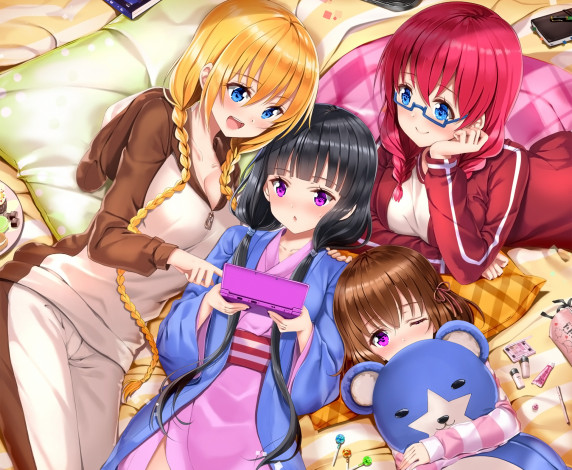 Обои картинки фото аниме, blend s, девочки